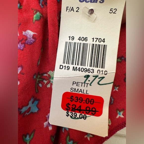 Ripe Strapless Red Floral Maxi Dress Size Small - Picture 4 of 9